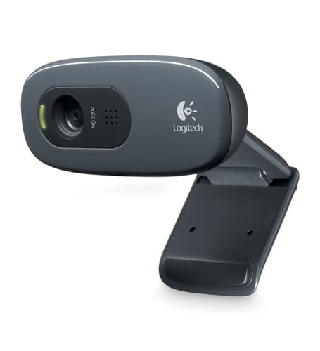 LOGITECH Cámara Web LOGITECH C270, 3 MP, 30 fps, USB, Negro, 1280 x 720 Pixeles