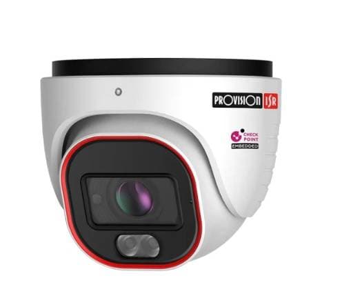 PROVISION-ISR Cámara domo IP 4MP, Lente 2.8-12 mm (89-31°), de dia detecta hasta 64 a 180mts/Reconoce: 13 a 38 mts/Idetifica: 6 a 19 mts, IR 40 mts, microfono,IP67