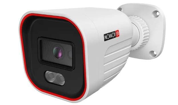 PROVISION-ISR Camara bala IP 4 MP, Lente 2,8 mm (93°), de dia detecta hasta 57 mts/Reconoce: 11 mts/Idetifica: 6 mts, IR 20 mts, PoE, Microfono incorporado, IP67