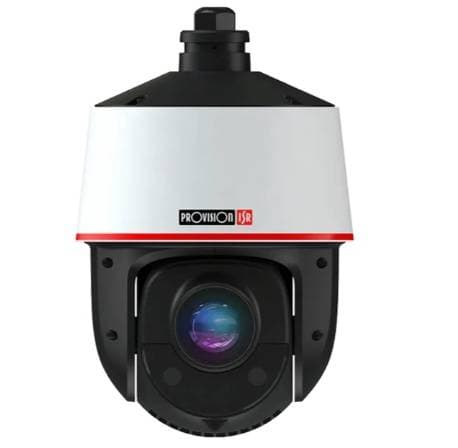 PROVISION-ISR Camara PTZ IP 2 MP, Zoom Optico de 25x, IR hasta 300 metros, Rango panoramico 360°, Rango de inclinacion 185°, PoE, Onvif,IP66