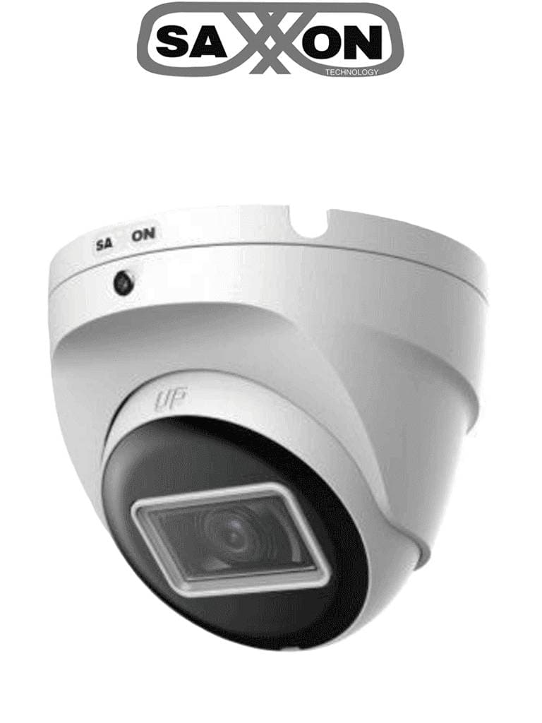 SAXXON SAXXON SUA-HAC-T20M-0280B- Cámara Turret de 2 Megapíxeles 1080P/ Lente de 2.8 mm con Apertura de Hasta 100°/ Cámara Metálica