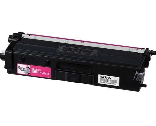 BROTHER Tóner Brother Valor TN436M magenta, rendimiento aproximado 6,500 páginas, compatible con MFCL8900CDW, MFCL9570CDW, HLL9310CDW