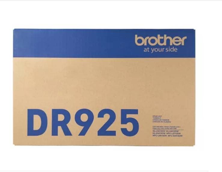 BROTHER Tambor Brother Valor DR925 negro, rendimiento aproximado 75,000 páginas, compatible con HLL6415DW, MFCL6915DW