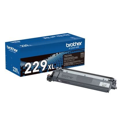 BROTHER Toner Brother TN229XLBK negro, rendimiento aproximado hasta 3,000 páginas, compatible con DCPL3560CDW, MFCL3780CDW