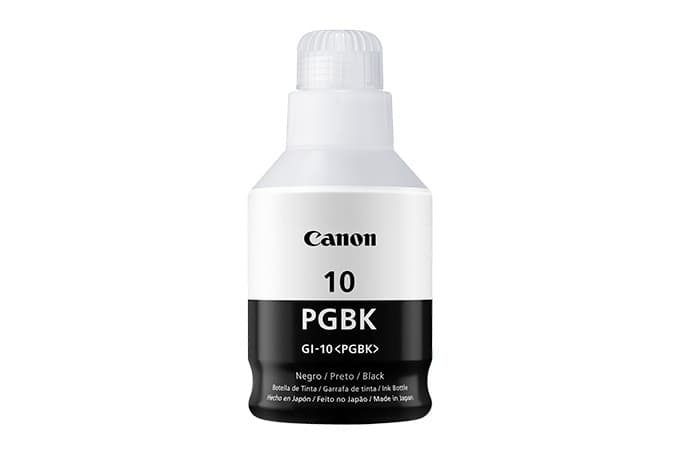 CANON Tanque de tinta CANON GI-10 BK , 7,700 paginas