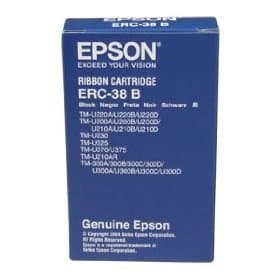 EPSON Cinta Epson ERC-38B Negra. Compatible con: TMU-200, TM-300, TM-U325, TM-U375