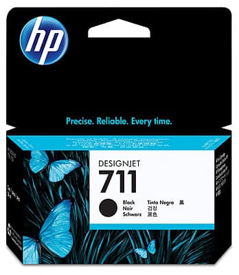HP Tinta HP 711, CZ129A, Negro 38ml