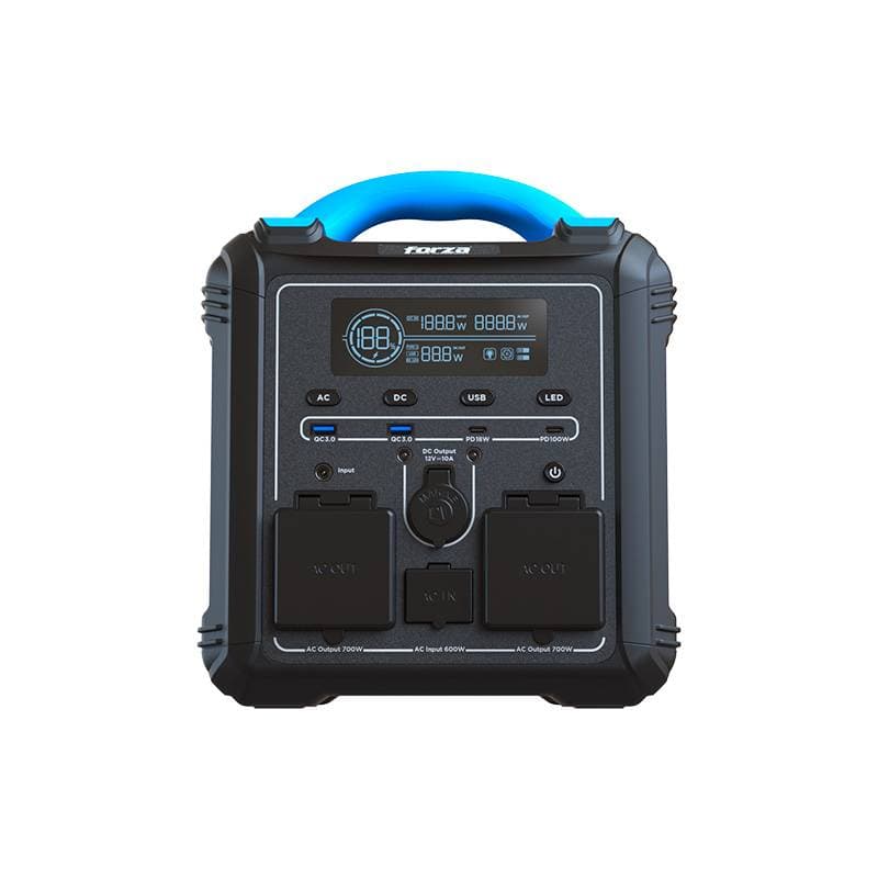 FORZA Power Station Forza Titan 700W(FPP-T700), Color Negro con Azul