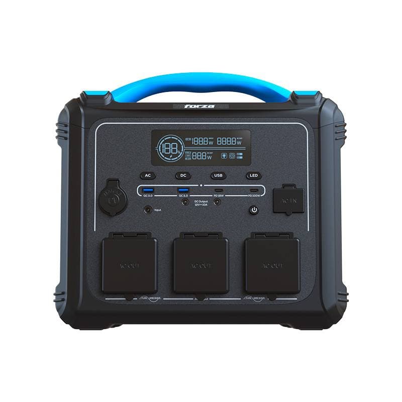 FORZA Power Station Forza Titan 1200W(FPP-T1200), Color Negro con Azul