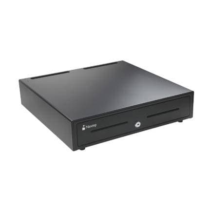 Nextep Cajón de Dinero Nextep NE-515R 5 monedas Ancho Uso Rudo Reforzado Riel Metálico color Negro