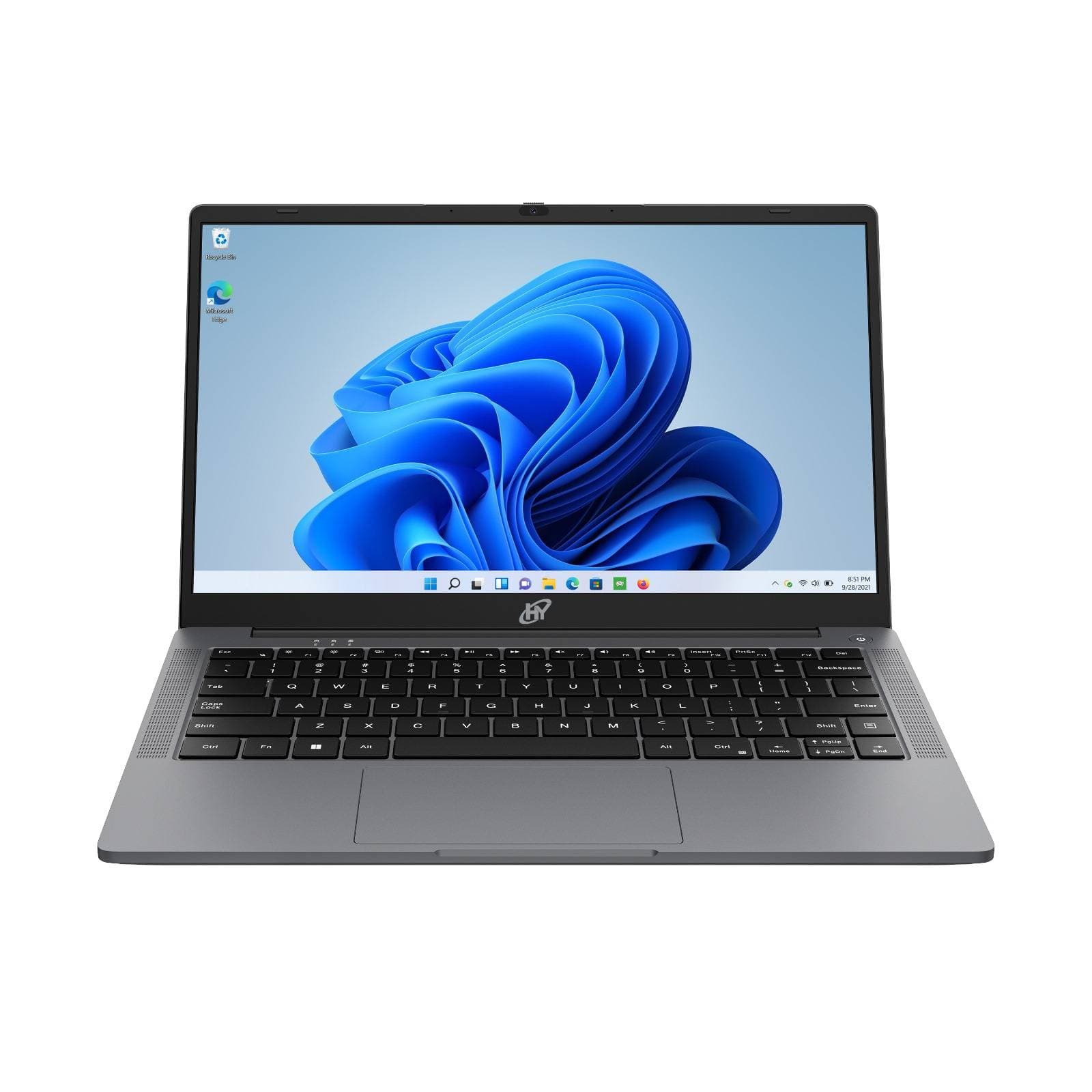 HYUNDAI Laptop Hyundai Hybook HT14CCIC46SG, Pantalla 14 Pulgadas, Intel Celeron N4020 4GBDDR4/128GB, Windows 11 Home, 1 Año de Garantia.