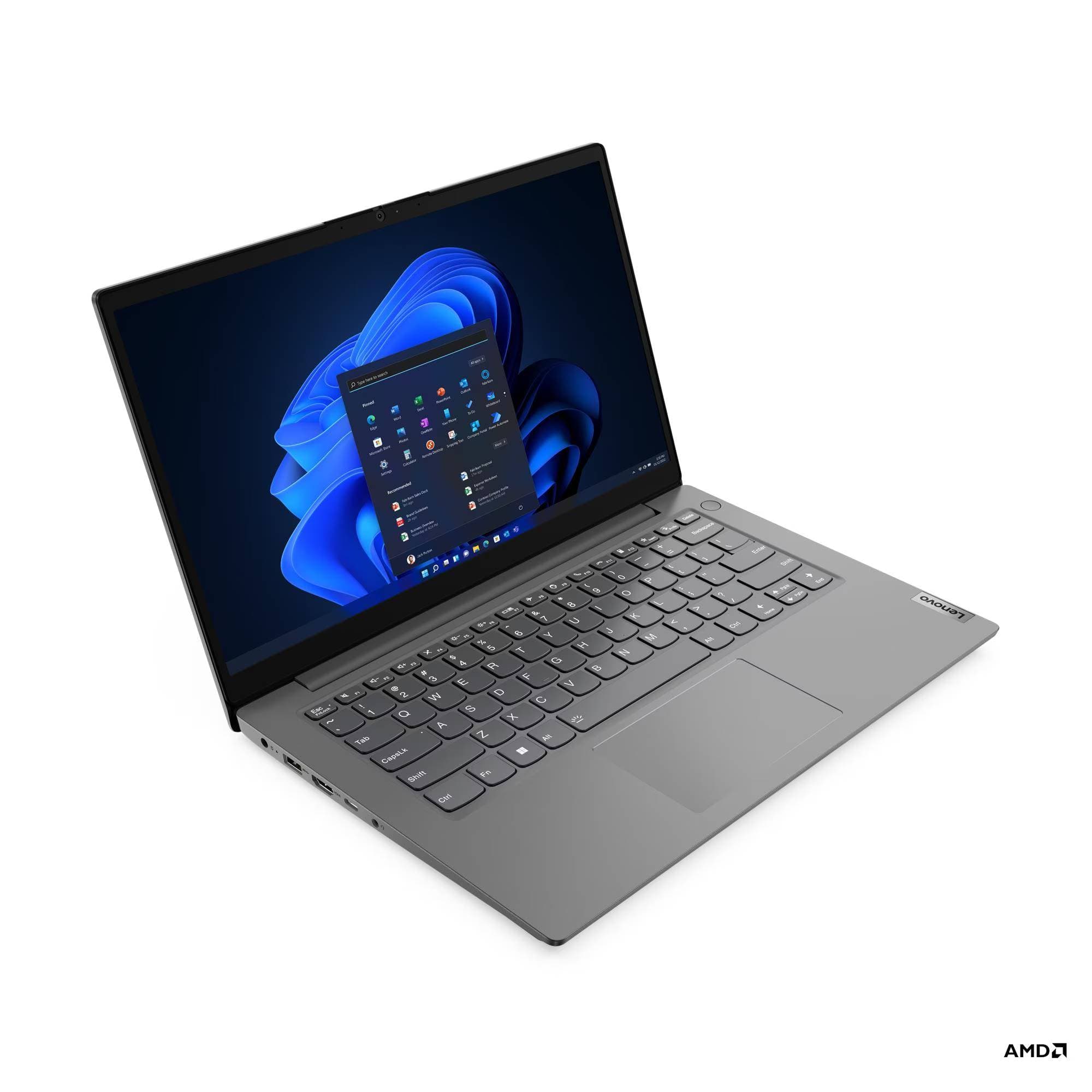 LENOVO Laptop LENOVO V14 G4, AMD Ryzen 5 7430U, 16 GB, 512 GB SSD, Pantalla 14 pulgadas, W11P, 3 años de garantia
