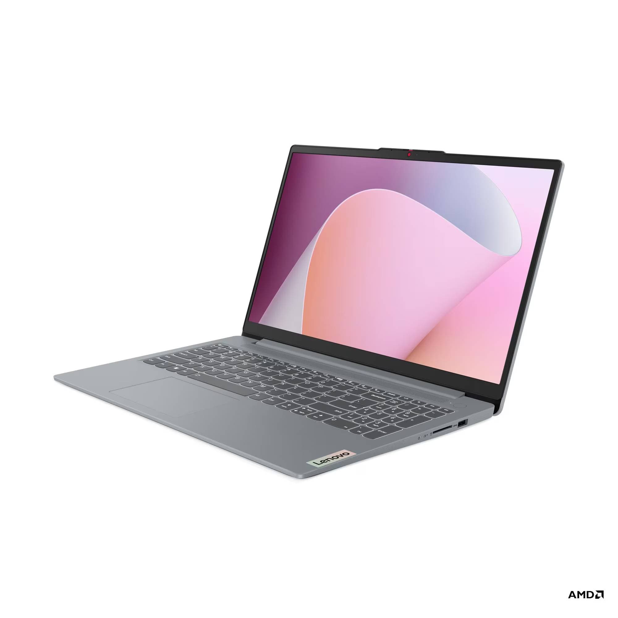 LENOVO Lenovo IdeaPad Slim 3 15AMN8, AMD Ryzen 5 7520U, 8 GB, 512 GB SSD, Pantalla 15.6 Pulgadas, Windows 11 Home, 1 año de garantia, Incluye maletin.