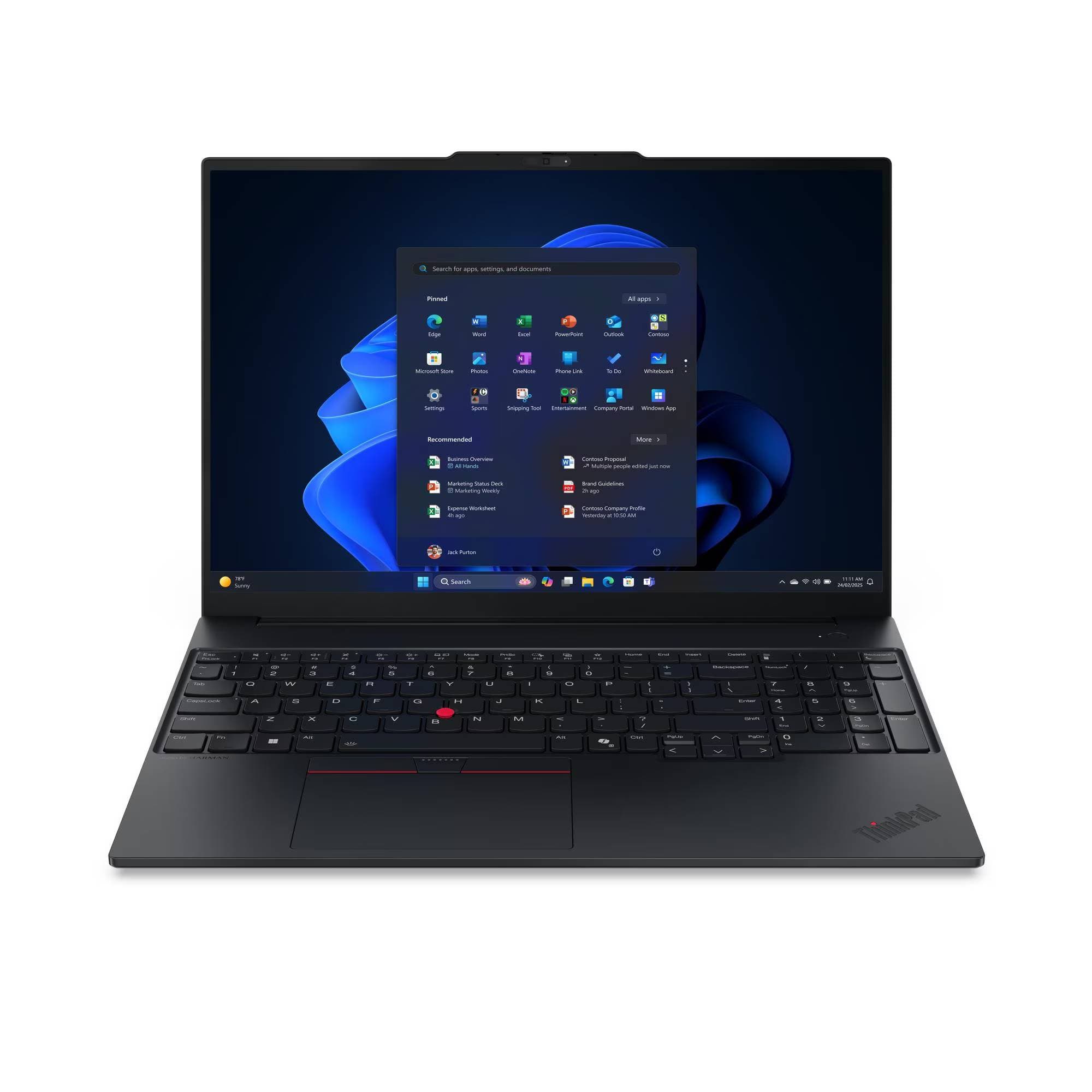 LENOVO Laptop LENOVO Thinkpad E16 G3, 16 pulgadas, Intel Core Ultra 5 255U, 16 GB, 512 GB SSD, Windows 11 Pro, 1 año de garantia