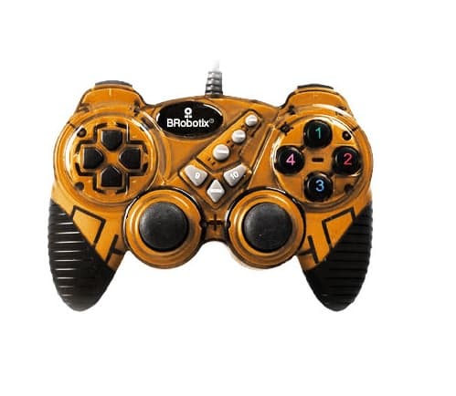 BROBOTIX Control para Juegos Rumblepad BROBOTIX 751899C, Gamepad, PC, Analógico/Digital, 10 botones, Alámbrico