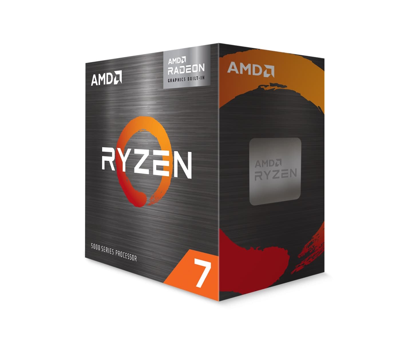 AMD AMD RYZEN 7 5700G, 8 núcleos, socket AM4, Incluye ventilador, Con gráficos incluidos