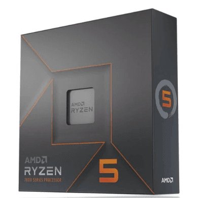 AMD AMD RYZEN 5 7600X, 6 núcleos, Socket AM5, No Incluye Ventilador, Con Gráficos Incluidos.