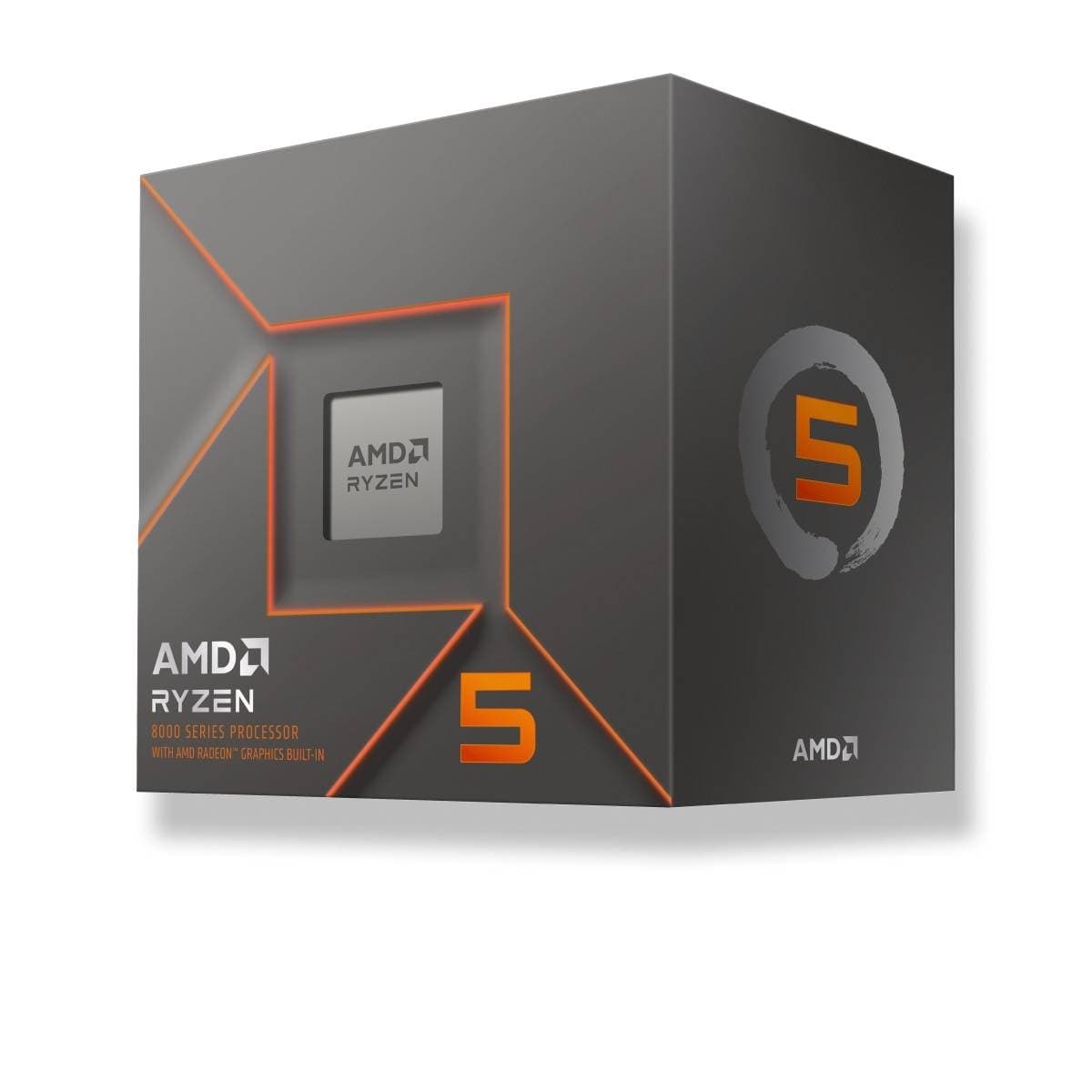 AMD AMD RYZEN 5 8500G, 6 núcleos, Socket AM5, Con Ventilador, Con Gráficos Incluidos.