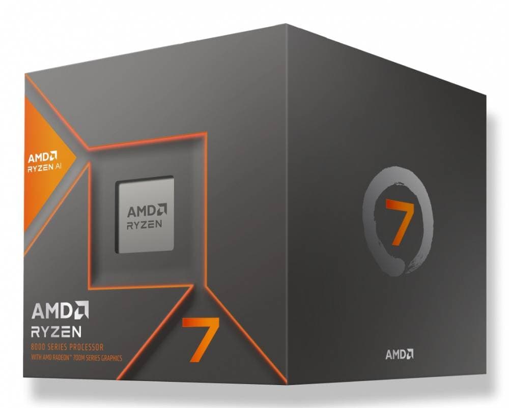 AMD AMD RYZEN 7 8700G, 8 núcleos, 24 Mb cache Socket AM5, Incluye Disipador, incluye tarjeta grafica