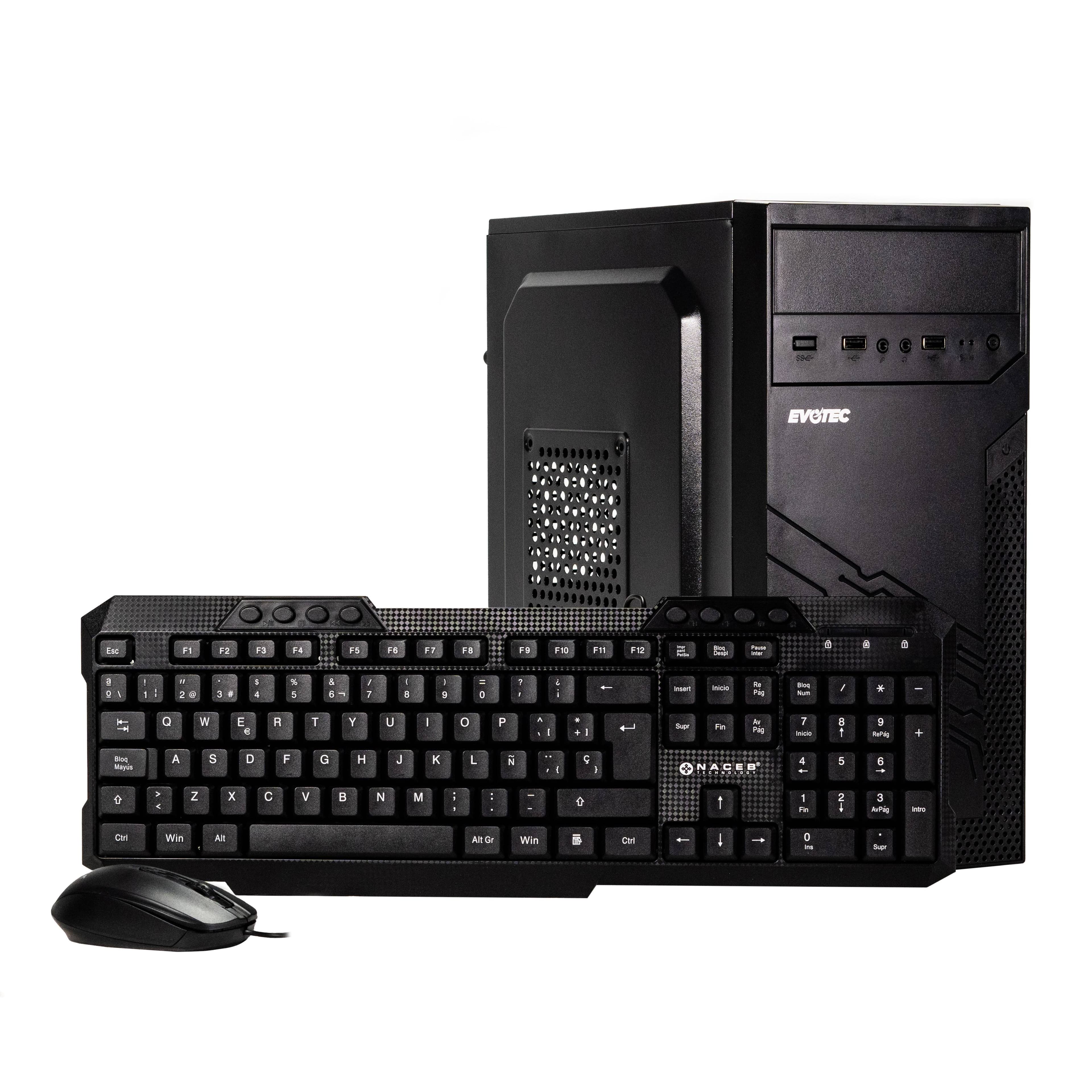 EVOTEC PC EVOTEC INTEL i3-12100, 8GB, SSD 240GB, WIN 11 PRO PRUEBA