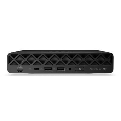 HP Computadora de Escritorio.HP EliteDesk 8 Mini G2i Desktop AI PC (D9FG0AT#ABM). Procesador Intel Core Ultra 7 356H. RAM 16GB, SSD 512 GB, Windows 11 Pro.