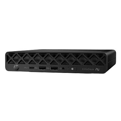 HP Computadora de Escritorio.HP EliteDesk 8 Mini G1a PC (D71XTLT#ABM). Procesador AMD RYZEN AI 5 340, 16 GB RAM, SSD1 TB, Windows 11 Pro. Garantía 1/1/1