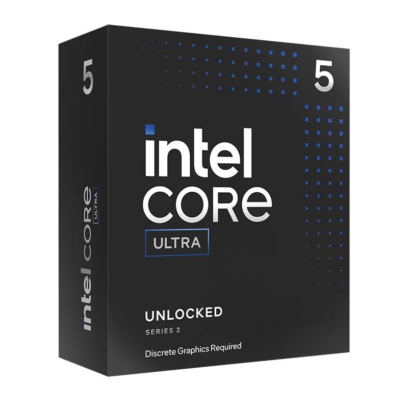 INTEL Procesador Gaming Intel Core ULTRA 5 - 245KF de 5.2 GHz Max Turbo, 14 Core, 22 Tops (IA), requiere GRÁFICOS - DISIPADOR (Socket LGA 1851)