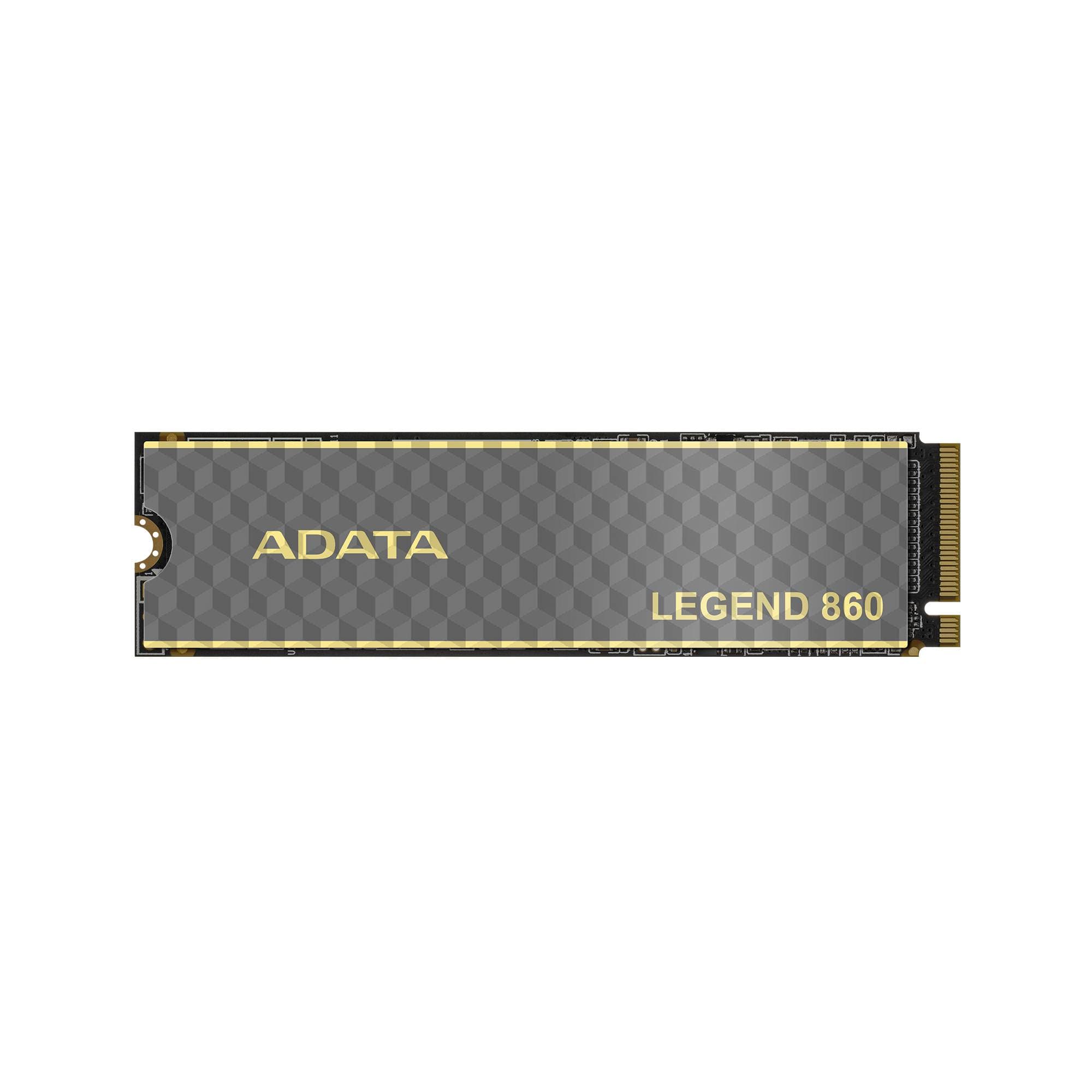 ADATA Unidad de Estado Sólido ADATA LEGEND 860 2TB PCIe Gen4x4 M.2 2280, Con disipador de aluminio. SLEG-860-2000GCS