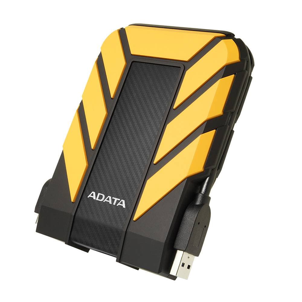 ADATA Disco Duro Externo HD710 PRO 2TB 2.5 Pulgadas Interfaz USB 3.2 Gen1. Impermeable y resistente a golpes. Color AMARILLO AHD710P-2TU31-CYL