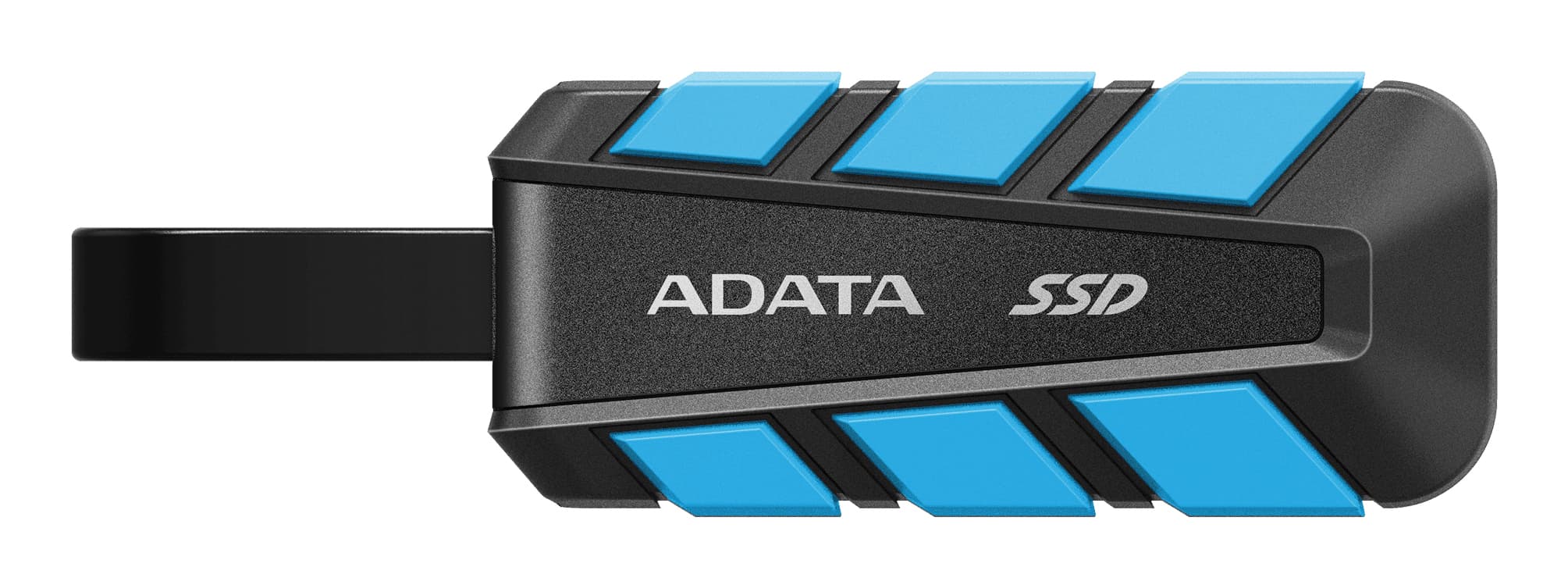 ADATA SSD Externo ADATA SC740 500GB. USB tipo C incorporado, 1.050/1.000 MB/s lectura/escritura, Resistente a caídas MIL-STD de 1,22 m. AZUL SC740-500G-CBU