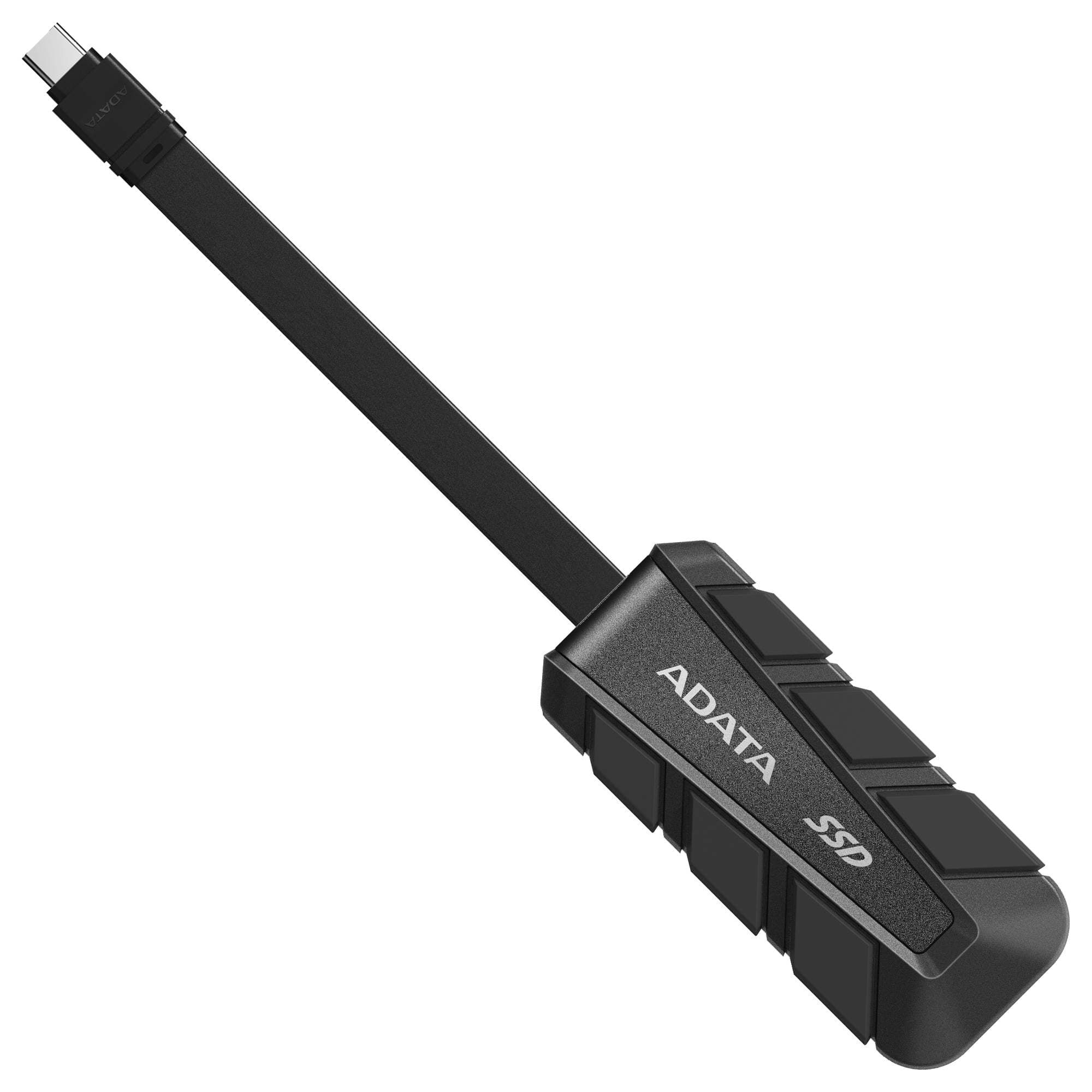 ADATA SSD Externo ADATA SC740 1TB. USB tipo C incorporado, 1.050/1.000 MB/s de lectura/escritura, Resistente a caídas MIL-STD de 1,22 m. NEGRO.SC740-1000G-CBK