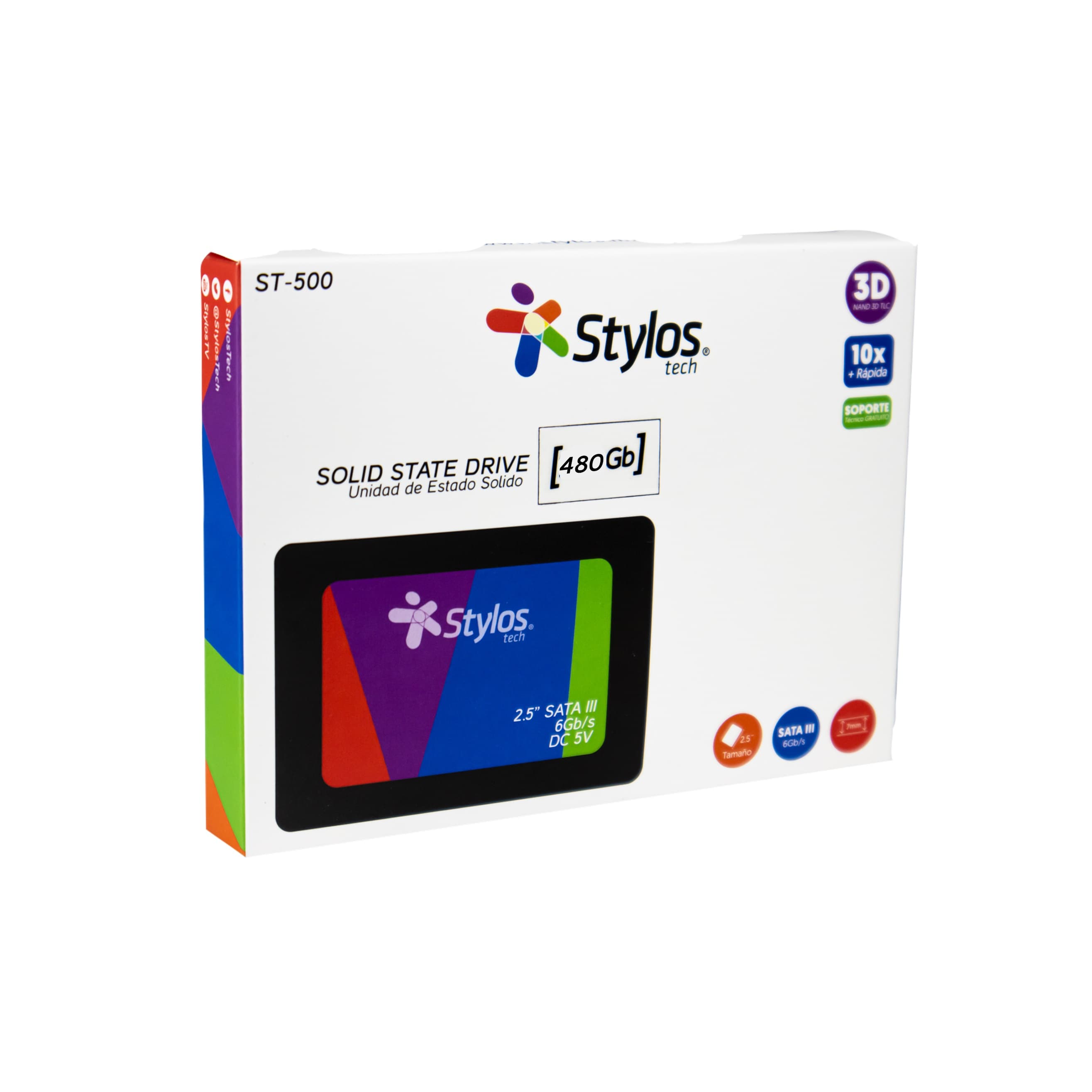 Stylos Memoria SSD 480GB Stylos. STMSSD3B