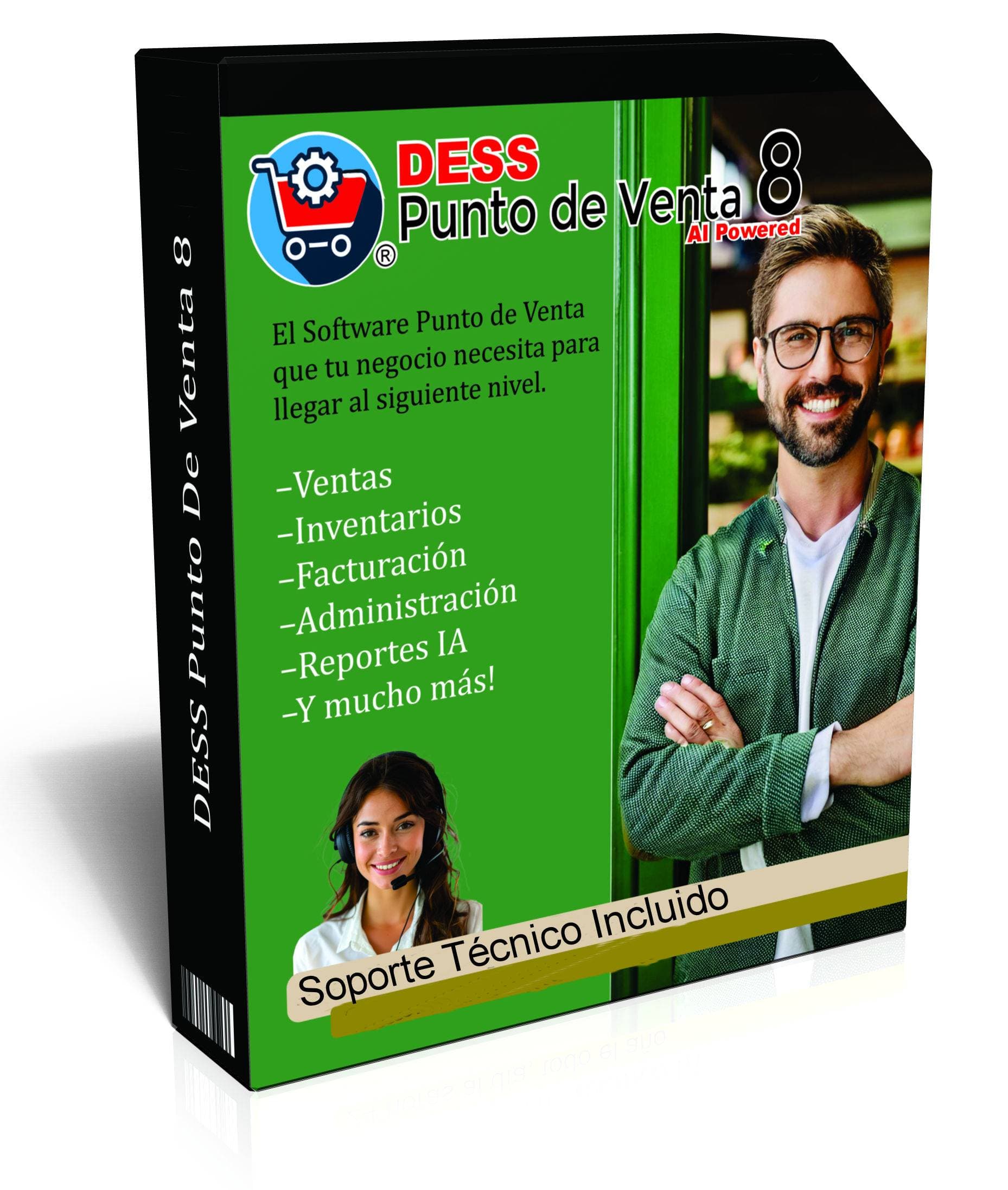 DESS Licencia Electrónica DESS Punto de Venta 8, Vigencia 1 Año.