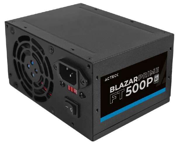 ACTECK Fuente de Poder Blazar Prime ACTECK FT500P 500W. Ventilador: 80Mm.