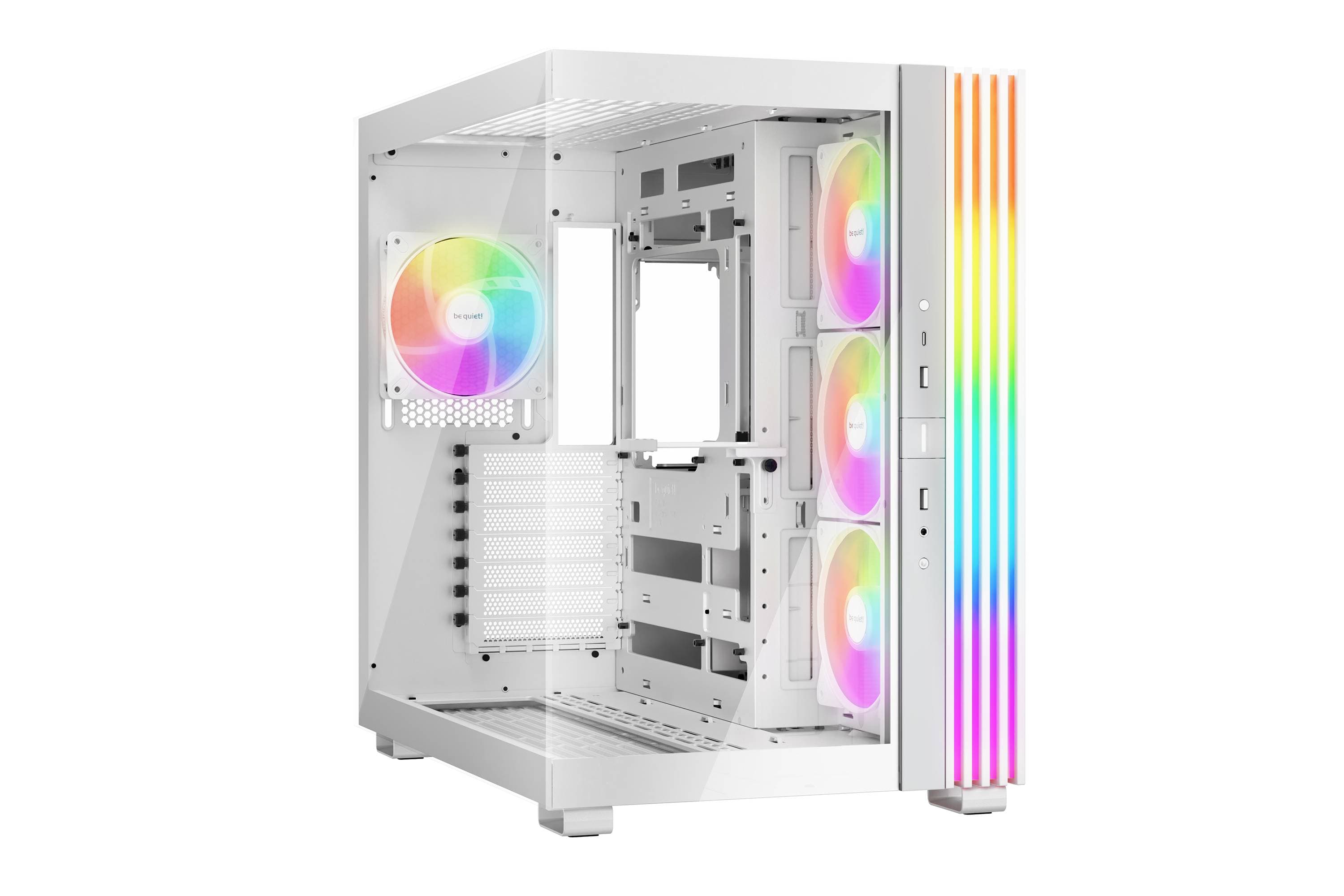 Be Quiet GABINETE be quiet! BGW68 Light Base 600 LX White con ventiladores ARGB