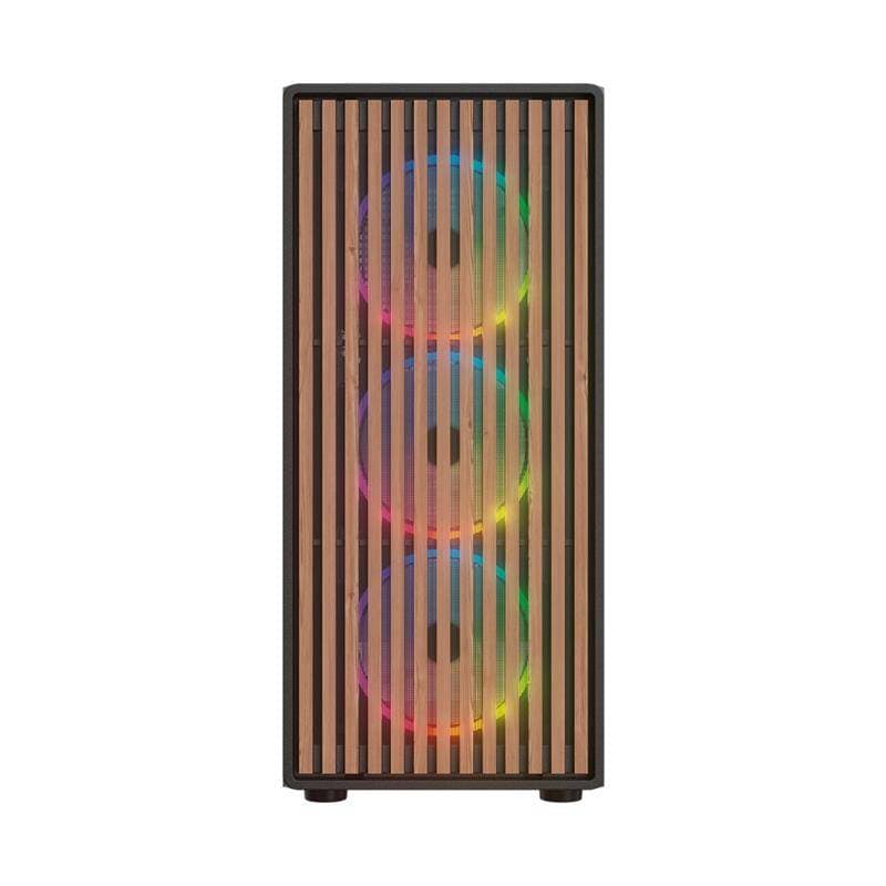 Balam Rush Gabinete Gamer Media Torre ATX Dragonfly Wood GM580CB Factor: ATX, Micro Atx - Mini ITX