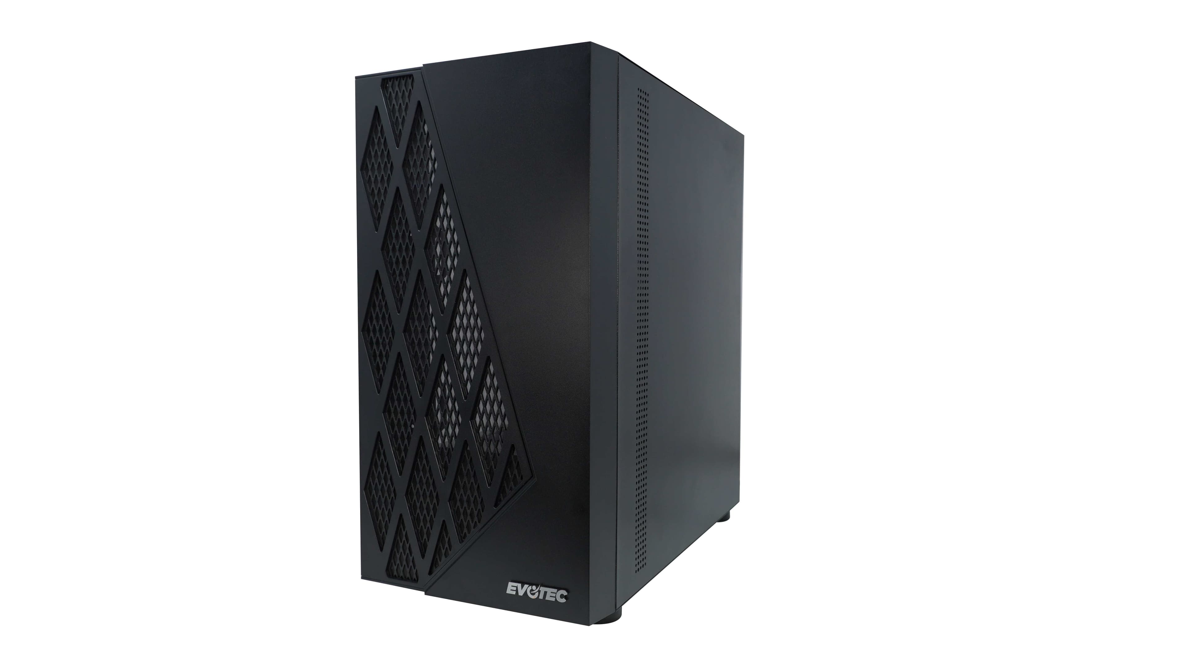 EVOTEC Gabinete Gaming EVOTEC EV-1018, Gabinete, Negro