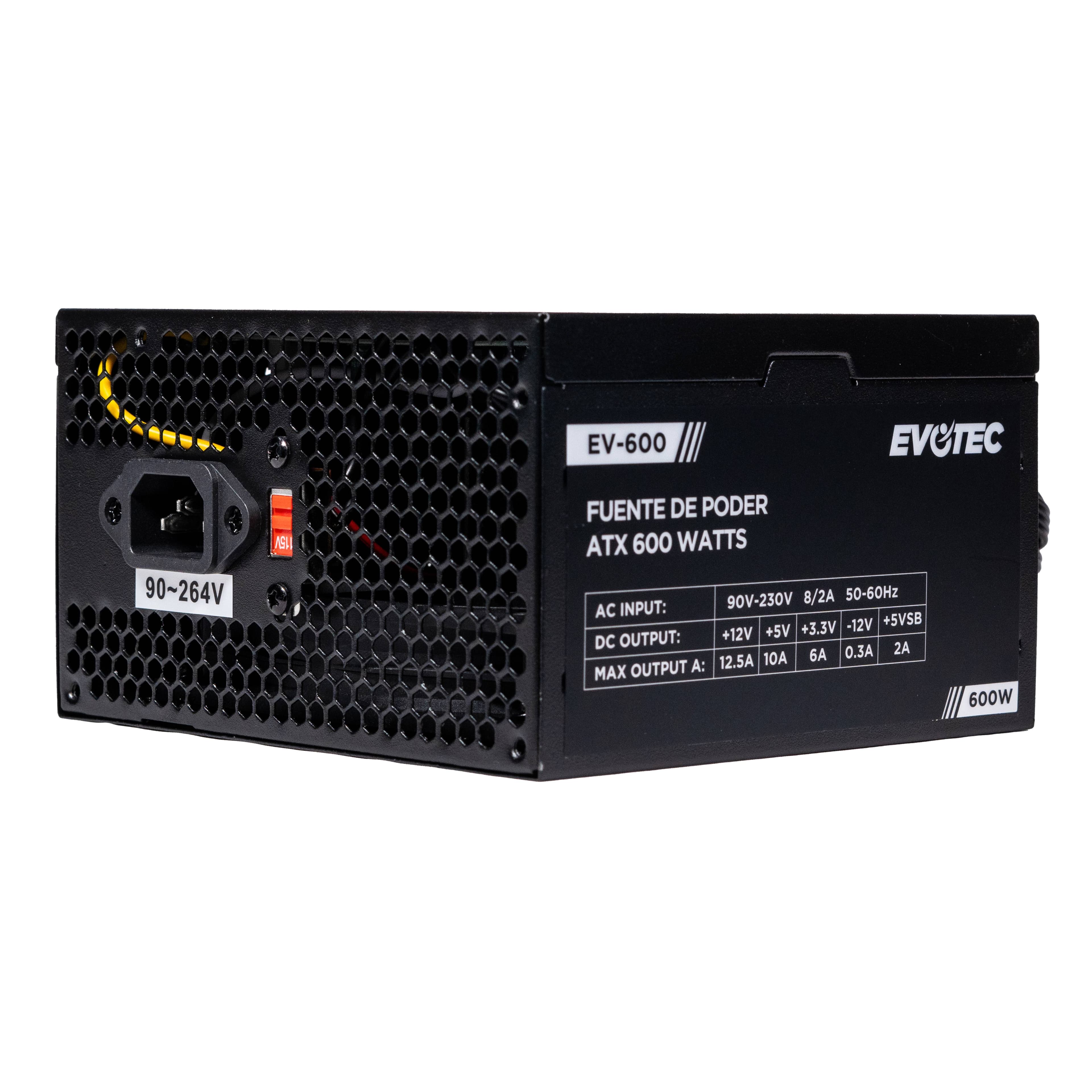 EVOTEC Fuente De Poder EVOTEC De 600W Ev-600
