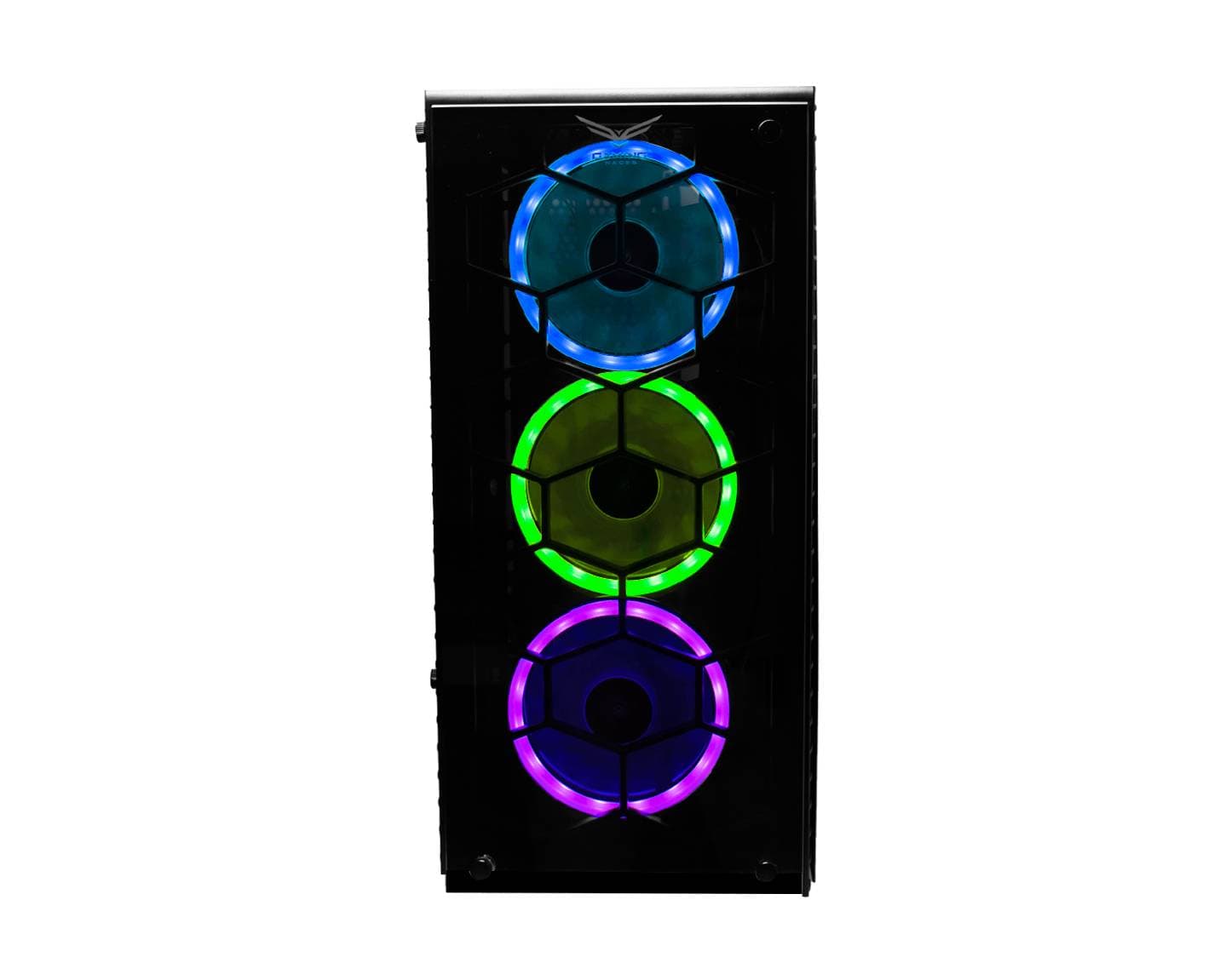 Naceb Gaming Gabinete Gaming Naceb Technology HYDRA Crystal Case NA-0602,ATX, Negro