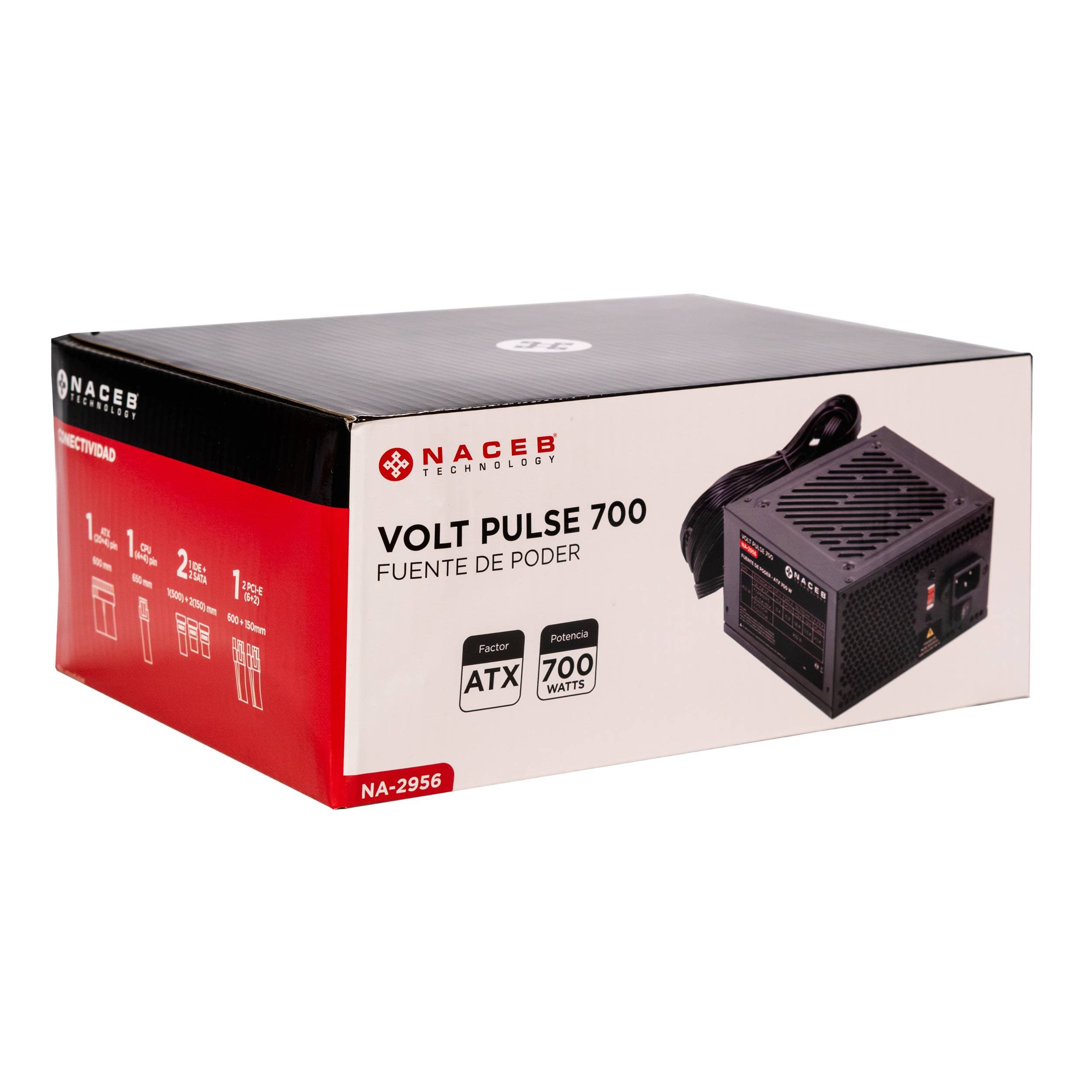 Naceb Technology FUENTE DE PODER ATX 700W VOLT NA-2956