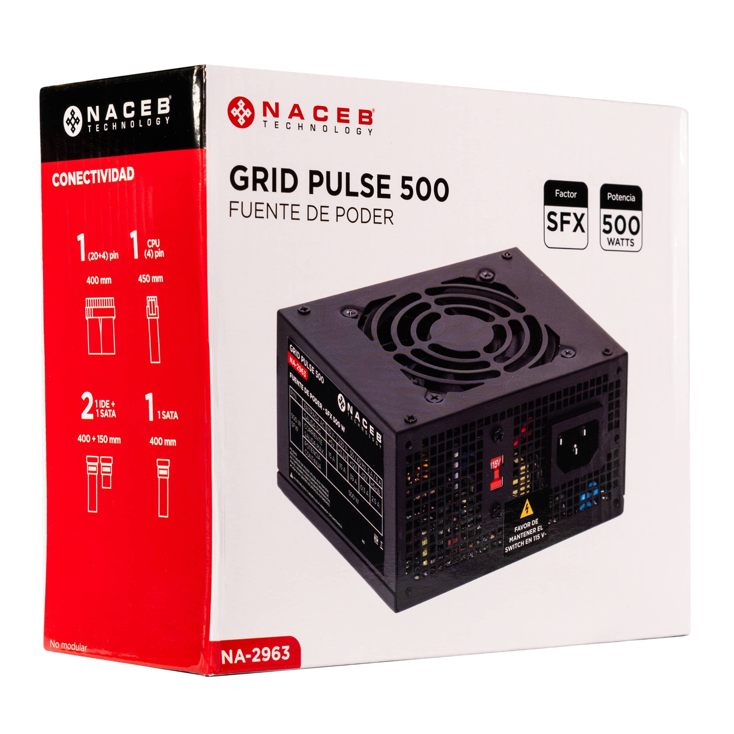 Naceb Technology FUENTE DE PODER SFX 500W NA-2963