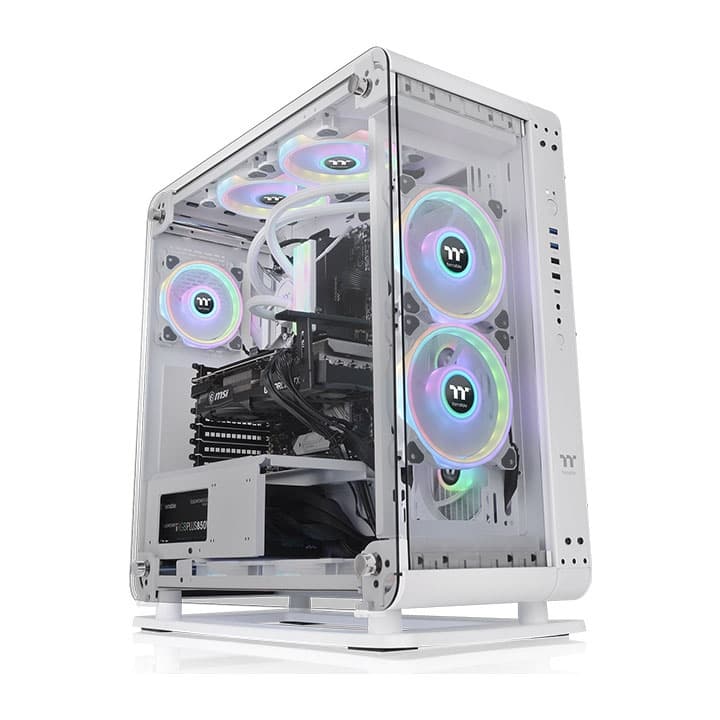 THERMALTAKE Gabinete Thermaltake Core P6 TG Snow Semi Torre, ATX/Mini-ITX/Micro-ATX, USB 2.0/3.0, sin Fuente, sin Ventiladores Instalados