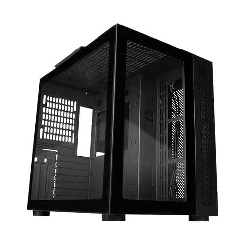 GAME FACTOR Gabinete GAME FACTOR CSG700, Midi-Tower, PC, Acero, Vidrio templado, ATX, EATX, ITX, micro ATX, Negro