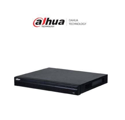 Dahua Technology DAHUA DHI-NVR4216-16P-4KS3 NVR de 8 MP/ 4k / 16 Canales IP/ 16 Puertos PoE/ Rendimiento de 160 Mbps/ Smart H.265+/ 2 Bahias de Discos Duros