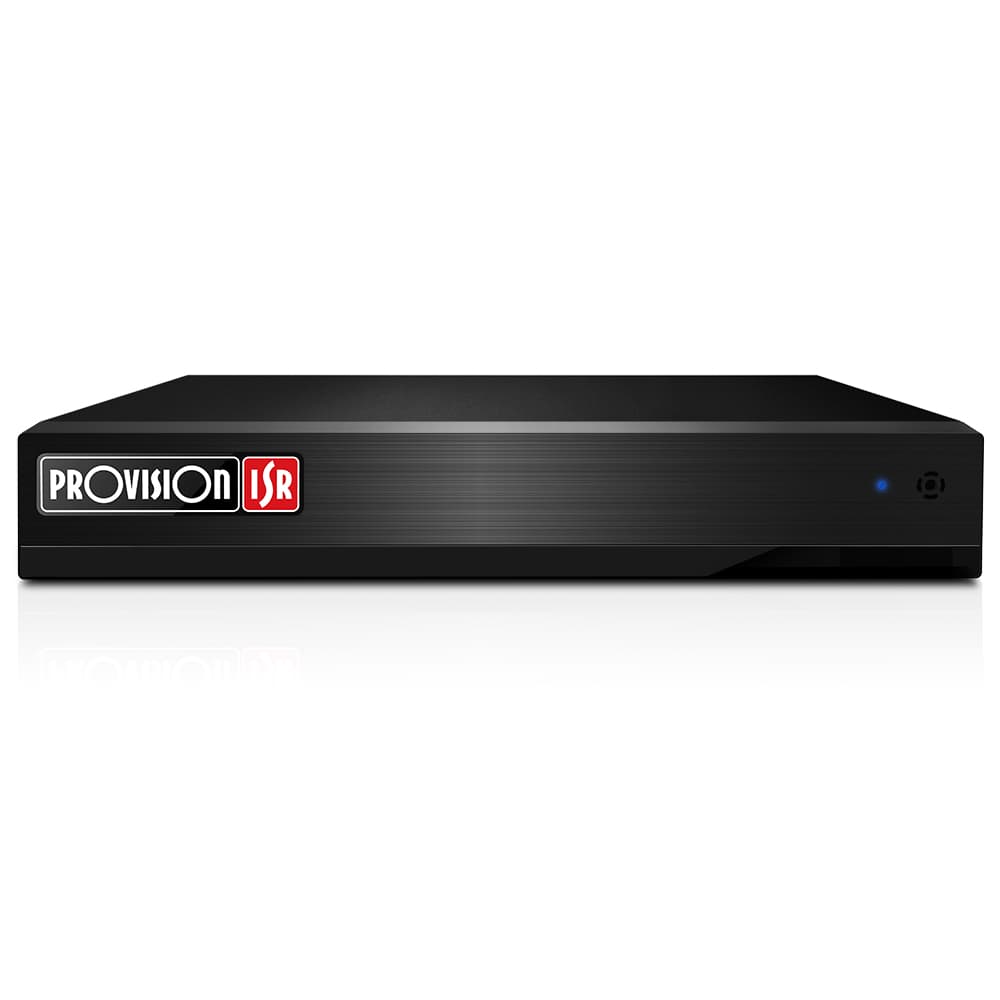PROVISION-ISR DVR Pentahibrido de 4 canales 2 MP (AHD/TVI/CVI/CVBS) + 2 CH-IP hasta 2 MP (Via red), Dynamic Hybrid, HDD 8 TB, H.265