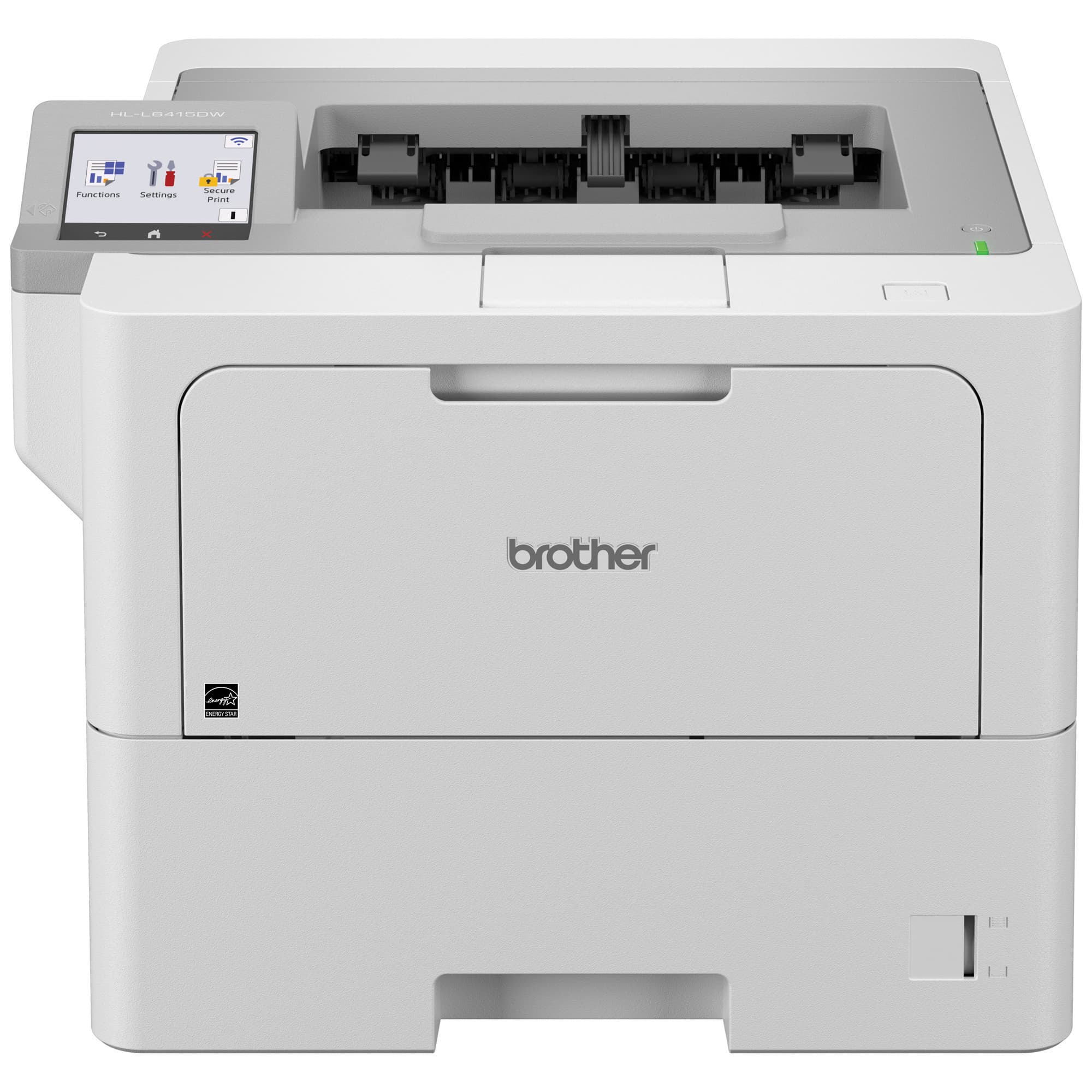 BROTHER Impresora Láser Monocromática Brother Valor HLL6415DW, 52 ppm, Dúplex, Gigabit Ethernet, Wifi, Tóner de hasta 25,000 págs