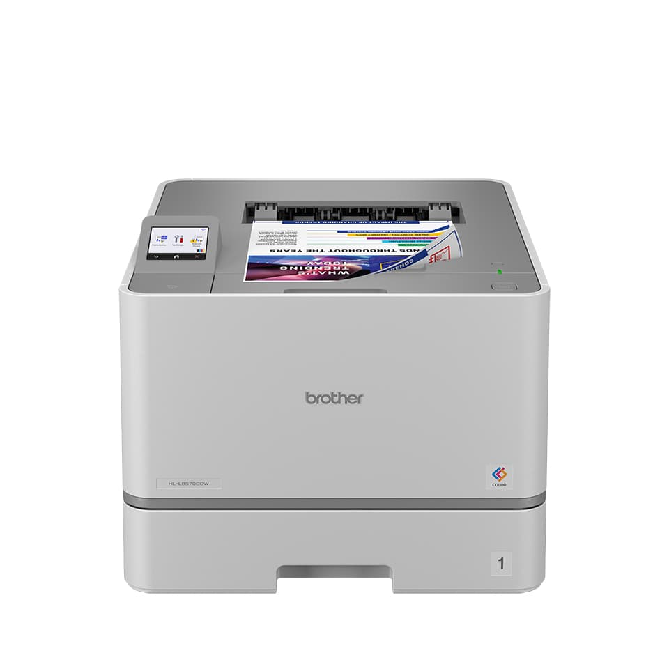 BROTHER Impresora Láser Color Brother Valor HLL8570CDW, 33 ppm, Dúplex, Gigabit Ethernet, Wifi, Tóner de hasta 10,000 págs