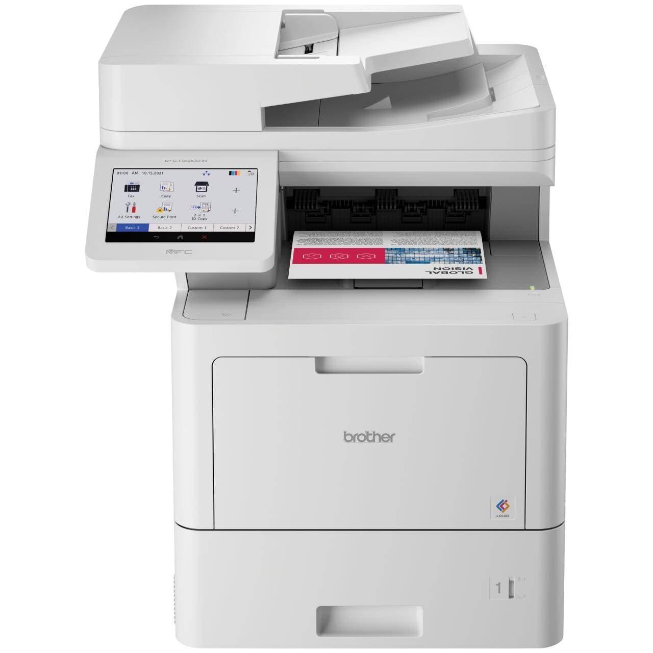 BROTHER Multifuncional Láser Color Brother Valor MFCL9630CDN, 42 ppm B/N/Color, Full Dúplex, Gigabit Ethernet, Cama Plana Oficio, Tóners hasta 15,000 págs