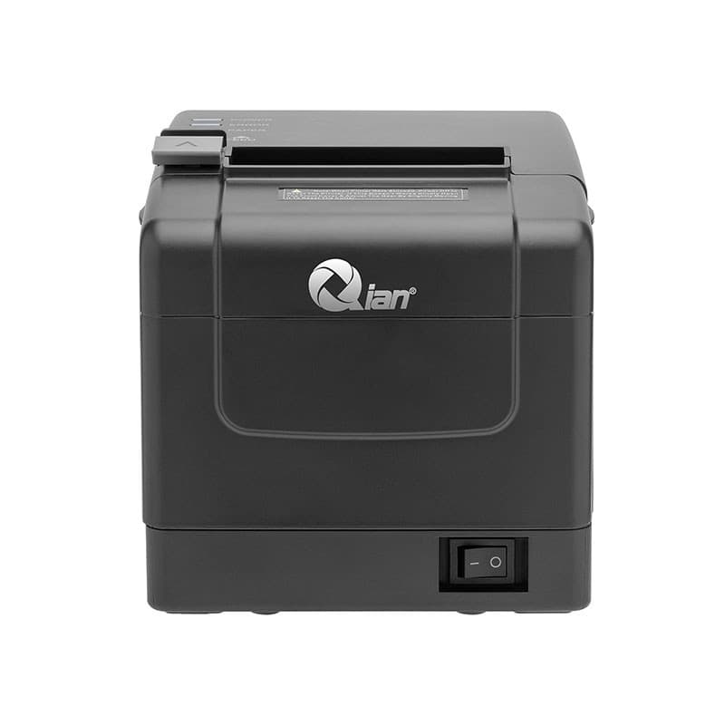 Qian QIAN IMPRESORA TERMICA ANJET 80MM ULTRA, LAN, SERIAL USB, BT Y WIFI, IMPRESIÓN ESC7POS, VELOCIDAD 160MM 7 SEG ADMITE CODIGOS 1D, MOD. QTP-BTWF-01