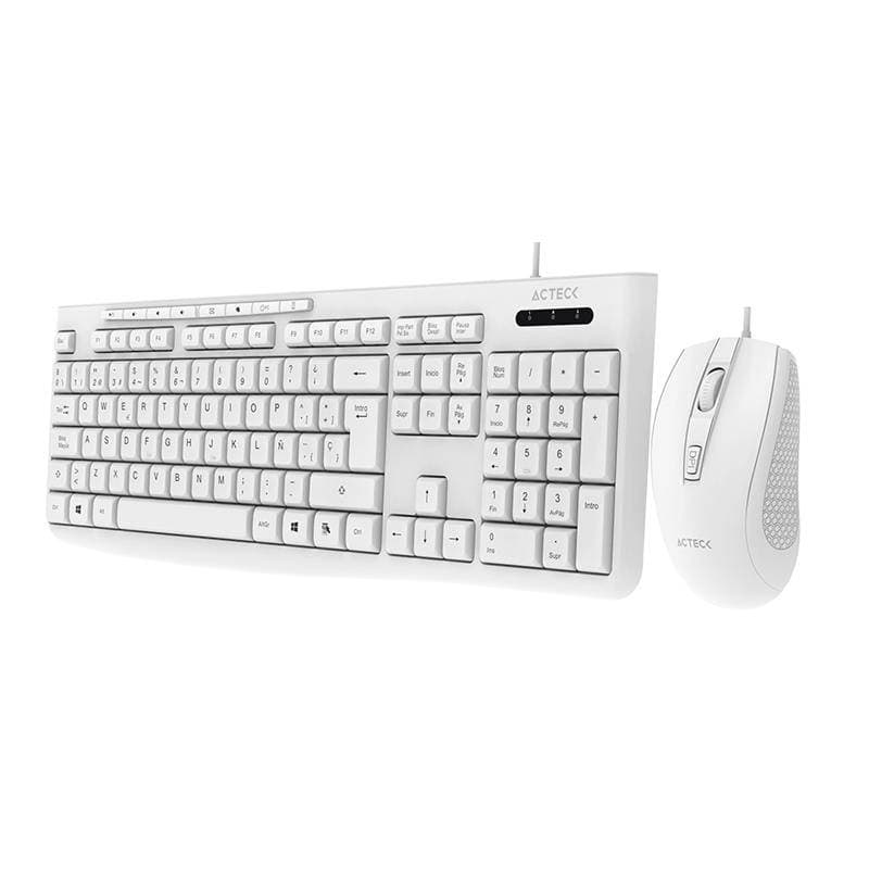Balam Rush Kit Teclado y Mouse Creator Prime MK455 ACTECK Advanced Series Teclado y Mouse Alámbrico, Tecla Membrana